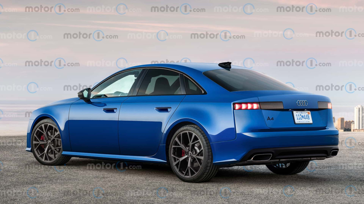 <p>Render Audi A4 E-Tron</p>