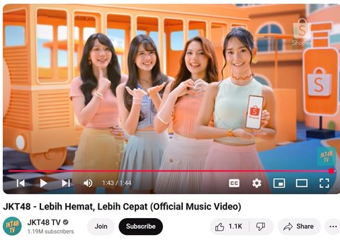 Rilis Video Musik Baru 'Lebih Hemat, Lebih Cepat', Kolaborasi Shopee dan JKT48 Bikin Netizen Heboh