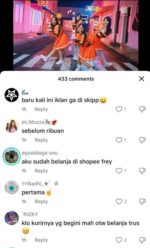 Rilis Video Musik Baru 'Lebih Hemat, Lebih Cepat', Kolaborasi Shopee dan JKT48 Bikin Netizen Heboh