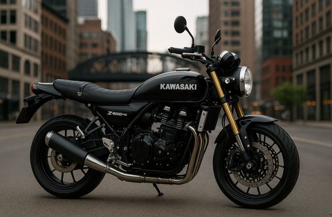 Z400RS Bisa Jadi Kejutan Besar Kawasaki, Mesin 4 Silinder &amp; Desain Retro Mewah, Sanjungan untuk Seri RS Kawasaki, Dapur Pacu Empat Silinder dari ZX-4R?, Desain Klasik Berpadu Teknologi Modern, Siap Hadapi Rival Berat di Kelasnya