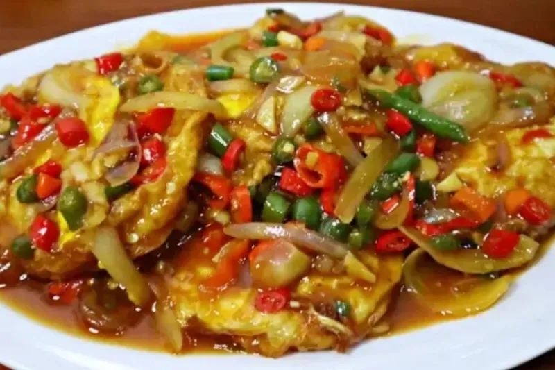 1. Tumis Brokoli Sosis, 2. Telur Ceplok Saus Tiram, 3. Tumis Pakcoy Bawang Putih, 4. Soun Goreng Cabai Hijau, 5. Mie Nyemek Original, 6. Nasi Goreng Mentega, 7.  Tempe Orek Basah, 8. Kwetiau Goreng Telur, 9. Udang Asam Manis, 10. Tahu Kecap