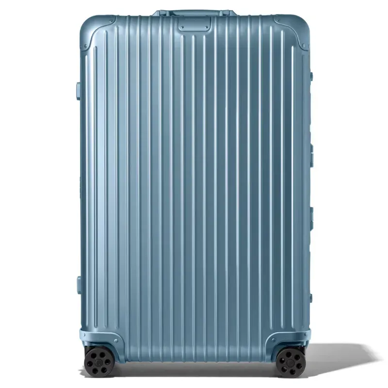 1. Samsonite, 2. American Tourister, 3. Rimowa, 4. President, 6. Delsey, 7. Lojel, 8. Kamiliant, 9. Antler, 10. Briggs & Riley, 11. Elle, 12. Airwheel, 13. Bric’s, 14. Roaming, 15. Baller