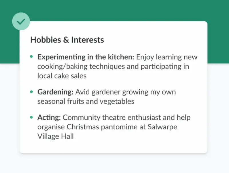 1. Buat CV dalam Format ATS, 2. Tulis Profil Singkat yang Menjual, 3. Cantumkan Pengalaman Kerja yang Relevan, 4. Deskripsikan Kolom Kemampuan dengan Mendetail, 5. Kontak Referensi menjadi Nilai Tambah, 6. Beri Informasi Terkait Prestasi, 7. Tulis Minat atau Hobi yang Positif
