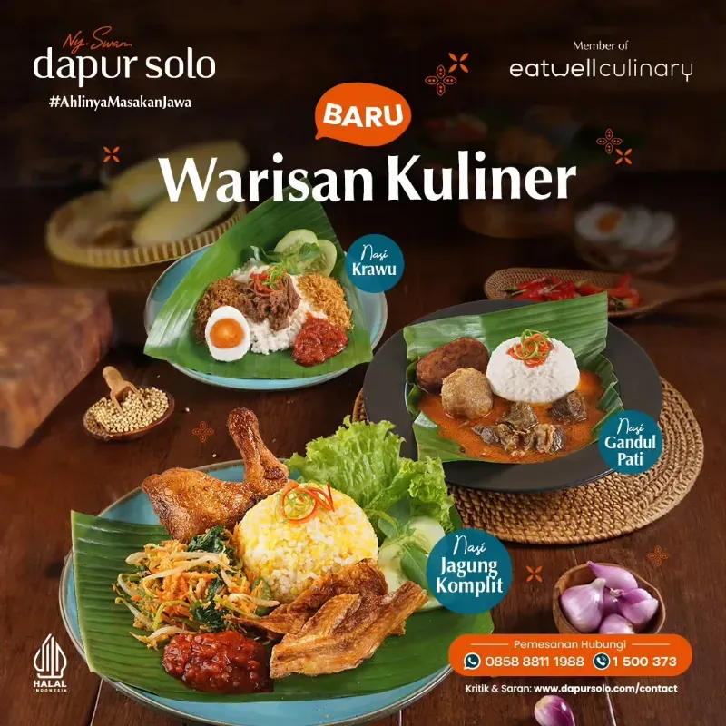 1. Walungan Rasa, 2. Seatap, 3. Bilik Bamboo Resto, 4. Mbience Garden Bistro, 5. OZ Lezzat, 6. Dapur Solo, 7. Sedjuk Bakmi & Kopi Cijantung, 8. Ajwad Resto, 9. Murame, 10. Teras Rumah Nenek