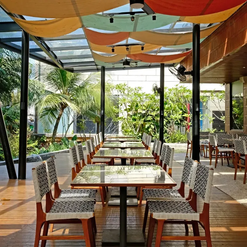1. Jalarasa, 2. Rocca Osteria, 3. Villa Capri, 4. Rumah Makan Jati, 5. Waroeng Sunda, 6. Hiyoko 2.0, 7. Umatis, 8. Aneka Seafood 38, 9. Sale Restaurant, 10. Intro Jazz Bistro
