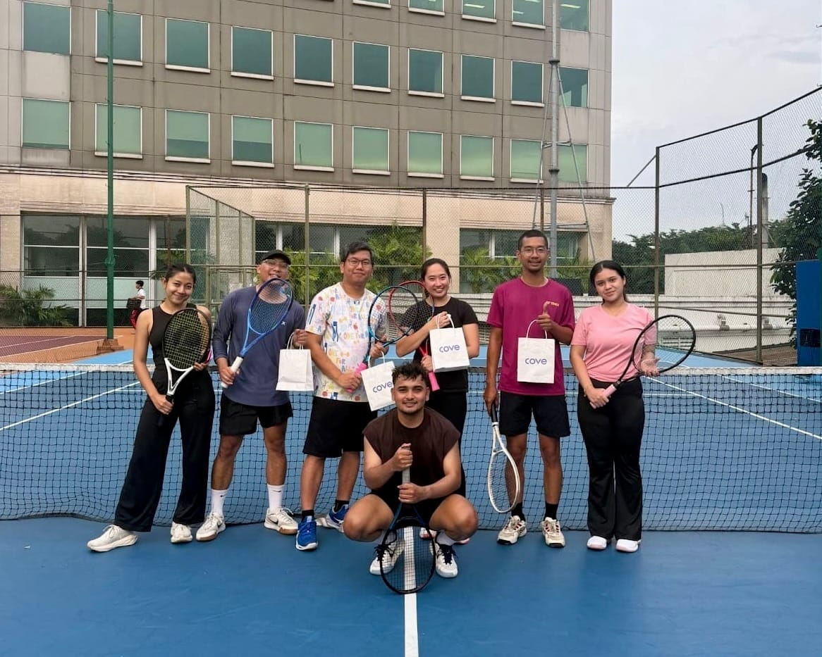 Cove on Court: Tennis Vol. 1, Drill Session bersama Coach, Sesi Rally yang Santai, Suasana Akrab dan Nyaman, Kolaborasi dengan Balans Nutrition, Penutup Sesi