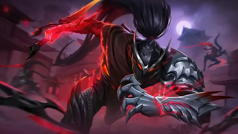 Hayabusa # dafunda, 1. Hayabusa: Ninja Pemburu Zetian, 2. Johnson: Tanker dengan Daya Serang Mematikan, 3. Kadita: Assassin dengan Damage Liar, 4. Valentina: Mage dengan Strategi Brilian, 5. Lancelot: Fighter dengan Damage Burst Tinggi