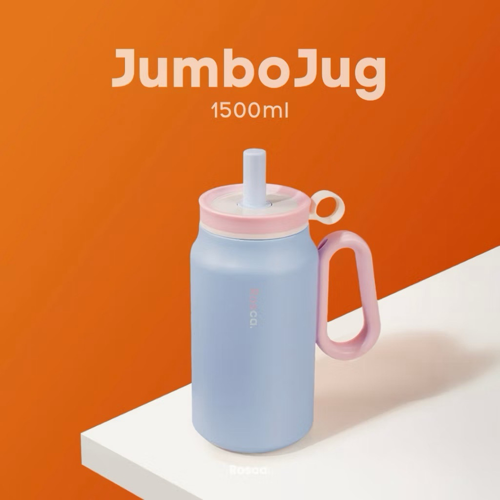 Rosca Jumbo Jug 1,5 liter, 1. Domma Go-sip 480 ml, 2. LocknLock New Metro King 820 ml, 3. Ecentio Tumbler Kopi Lokal 530 ml, 4. Rosca Jumbo Jug 1,5 Liter
