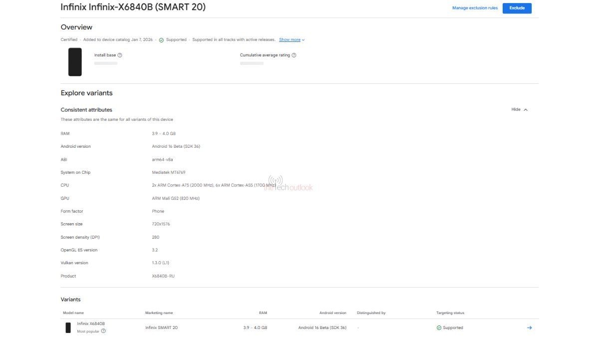 Infinix Smart 20 Tengah Dipersiapkan, Usung Helio G81