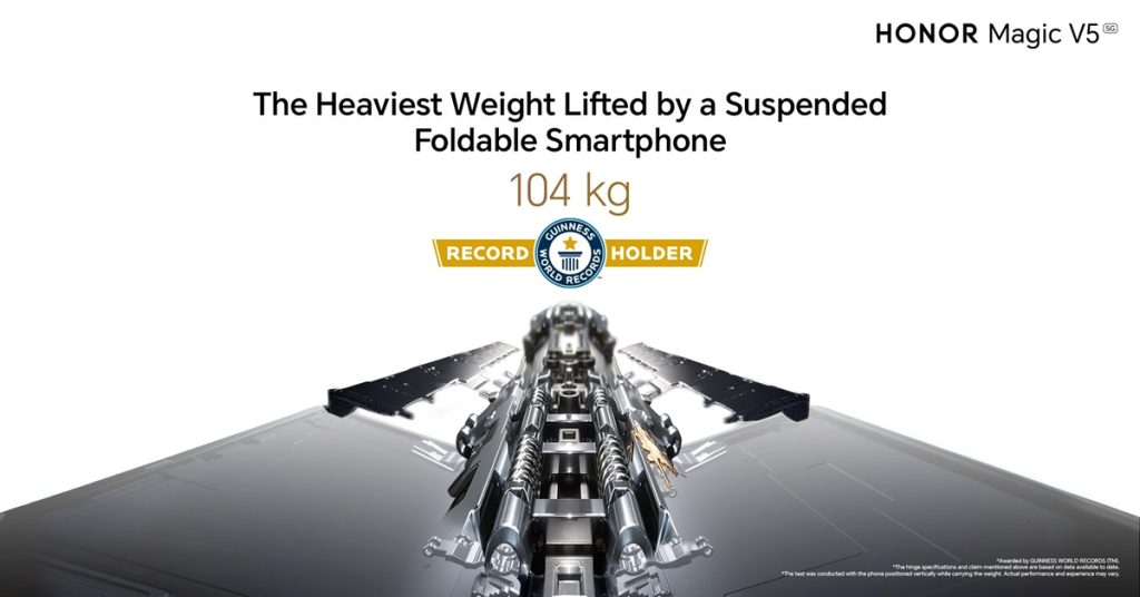 HONOR Magic V5 Pecahkan Rekor Guinness World, Smartphone Lipat Paling Kuat!