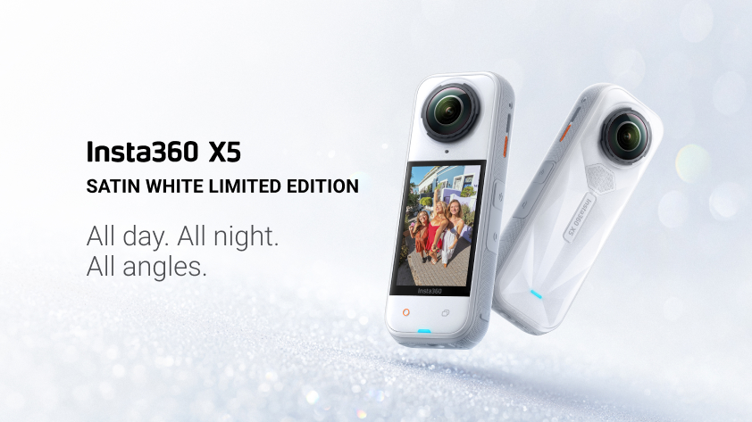 insta360 x5 satin white limited edition