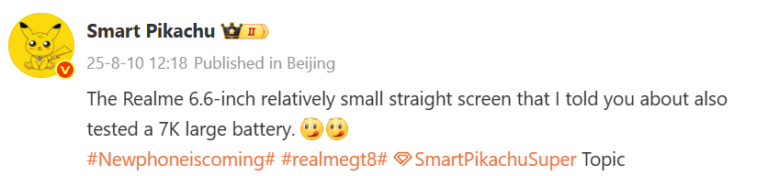 realme gt 8 spec leak
