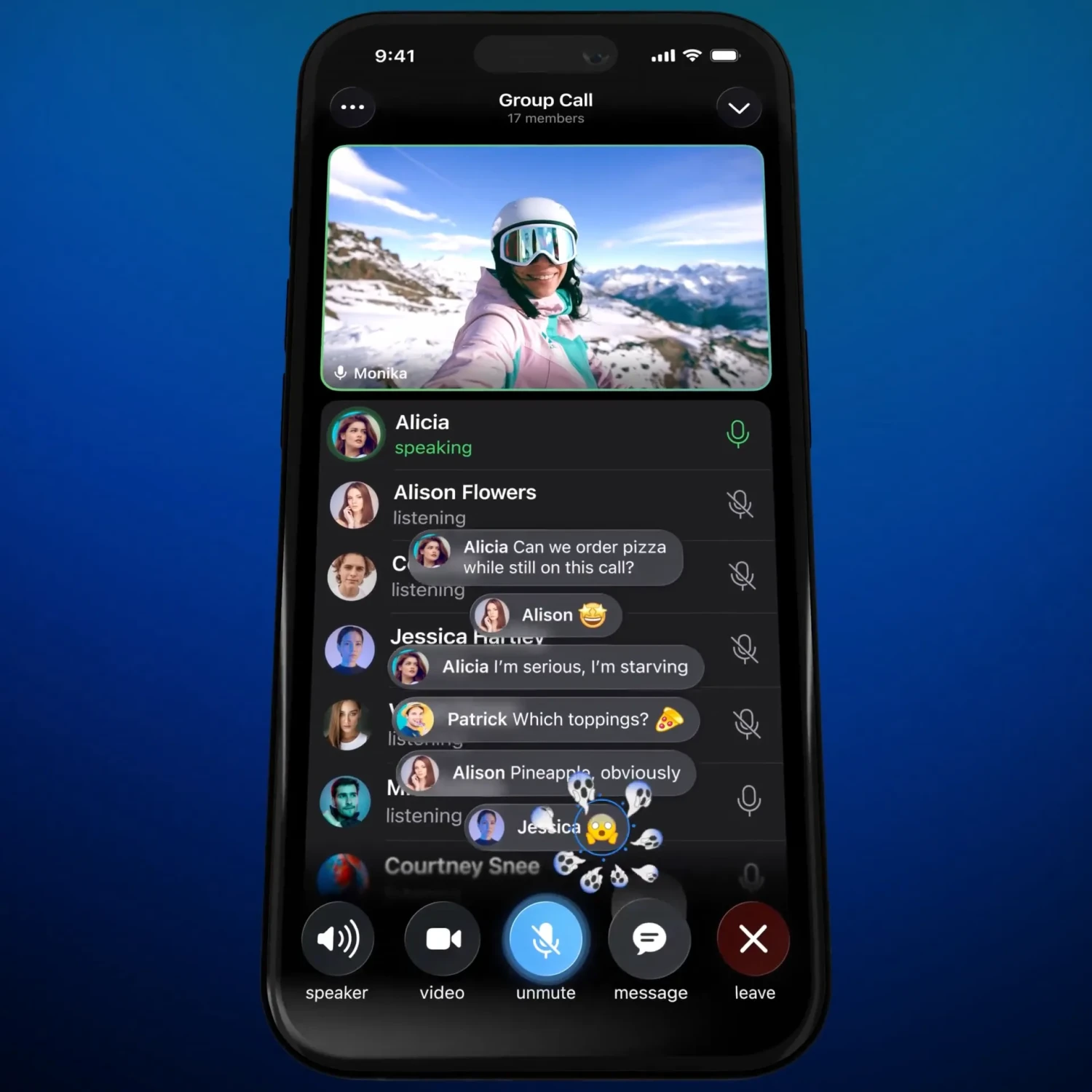 telegram video call group komentar