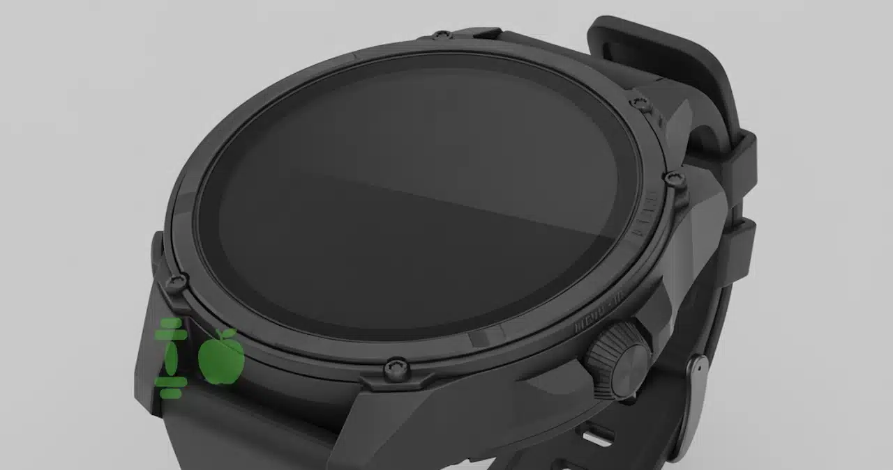 Garmin-watch-with-rotating-crown