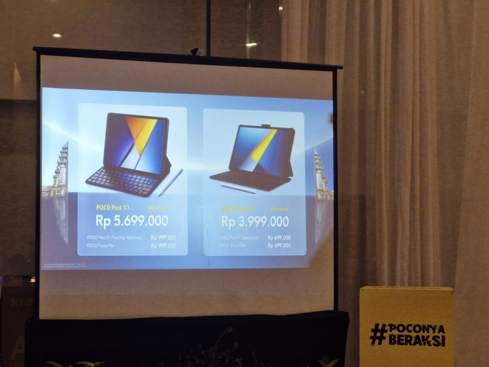 Harga POCO Pad X1 dan Pad M1 di Indonesia