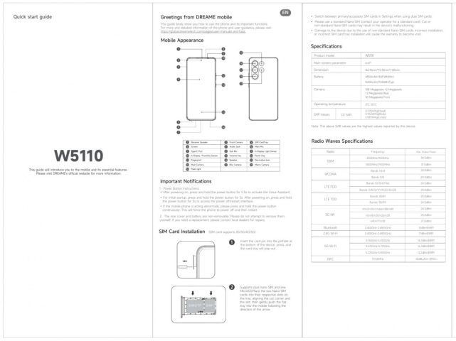 Dreame E1 User Manual