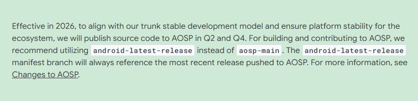 AOSP 2x update