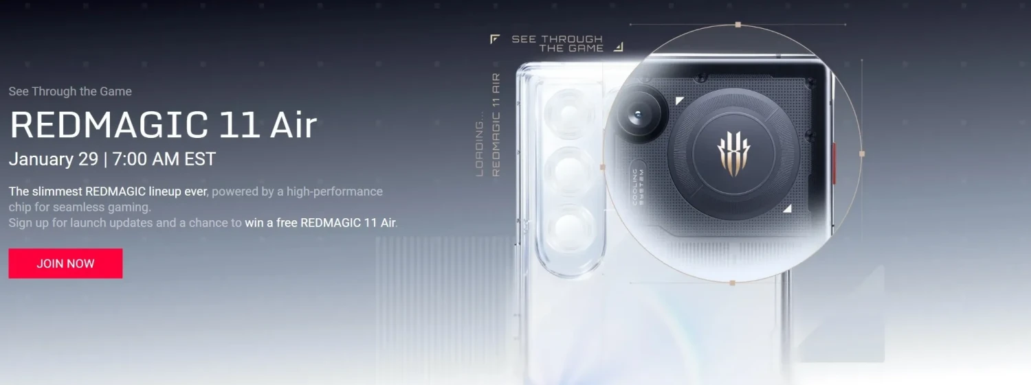 redmagic 11 air global debut