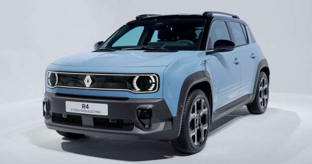 Renault R4 E-TECH Techno Bleue - Photo