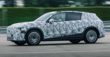 Mercedes-Benz GLC with EQ Technology prototype demo by CEO-3