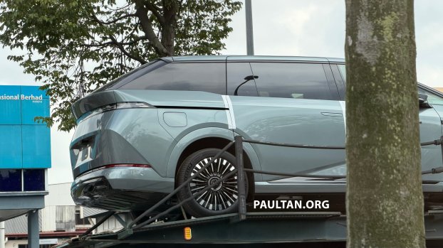 2027 Xpeng X9 facelift spyshot Malaysia 2