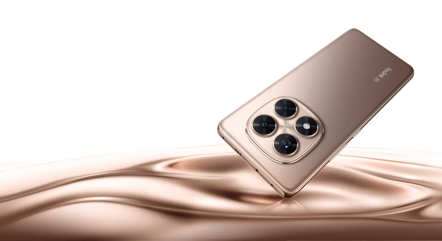 Redmi Note 14 Pro 5G dengan warna Champagne Gold