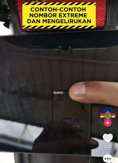 Kuman-germ-sized-tiny-number-plates-JPJ-3