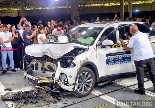 Chery Tiggo 9 PHEV and Tiggo 7 crash test Wuhu-2