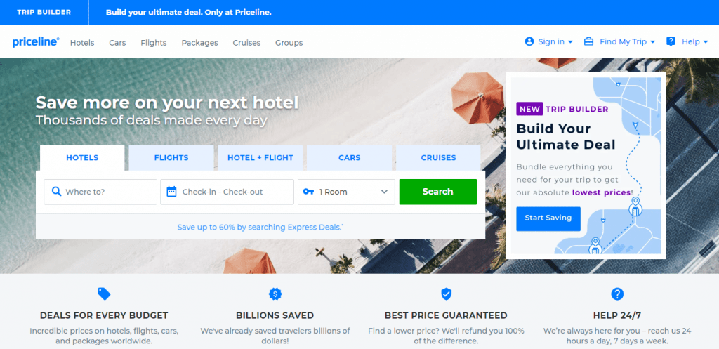 The 16 Best Hotel booking sites in 2025 (Updated), 1. Tripcetera, 2. Traveloka, 3. Skyscanner, 4. Priceline, 5. RedDoorz, 6. HotelTonight, 7. Trivago, 8. Agoda, 9. TripAdvisor, 10. Booking.com, 11. HotelsCombined, 12. Hotels.com, 13. Expedia, 14. Kayak, 15. Travelocity, 16. Orbitz