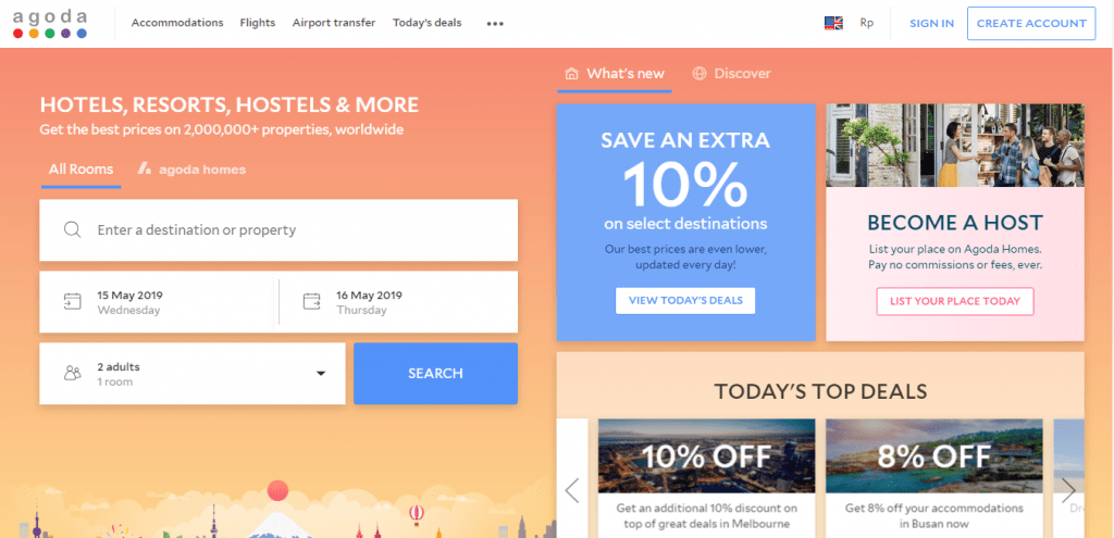 The 16 Best Hotel booking sites in 2025 (Updated), 1. Tripcetera, 2. Traveloka, 3. Skyscanner, 4. Priceline, 5. RedDoorz, 6. HotelTonight, 7. Trivago, 8. Agoda, 9. TripAdvisor, 10. Booking.com, 11. HotelsCombined, 12. Hotels.com, 13. Expedia, 14. Kayak, 15. Travelocity, 16. Orbitz