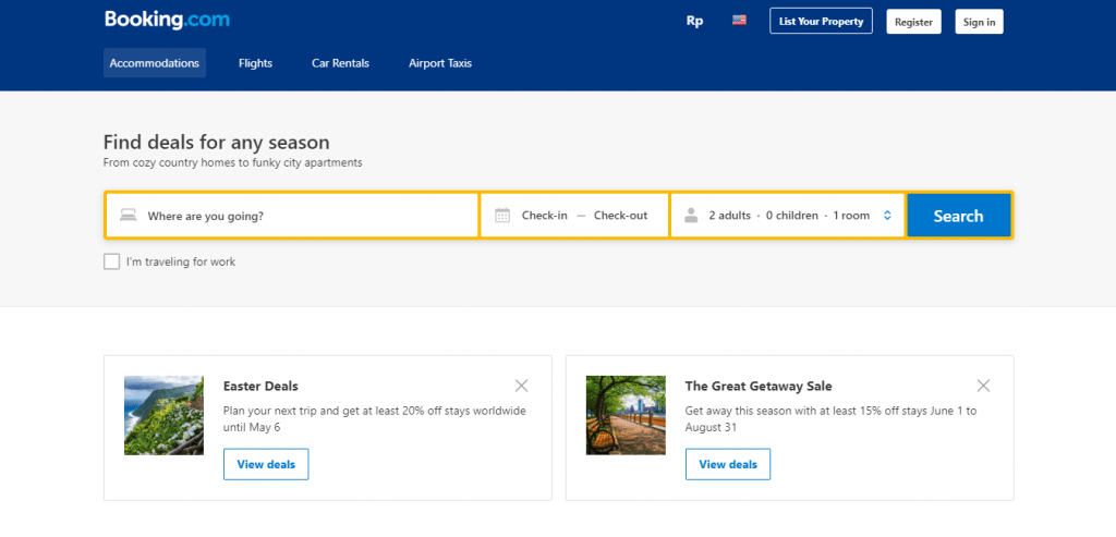 The 16 Best Hotel booking sites in 2025 (Updated), 1. Tripcetera, 2. Traveloka, 3. Skyscanner, 4. Priceline, 5. RedDoorz, 6. HotelTonight, 7. Trivago, 8. Agoda, 9. TripAdvisor, 10. Booking.com, 11. HotelsCombined, 12. Hotels.com, 13. Expedia, 14. Kayak, 15. Travelocity, 16. Orbitz