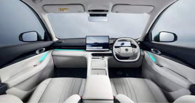 2026 Proton eMas 7 EV CKD interior-Alabaster White