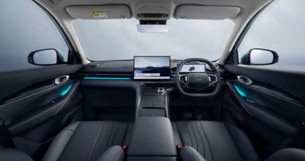 2026 Proton eMas 7 EV CKD interior-Indigo Blue