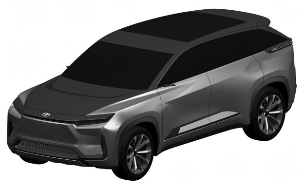 Toyota bZ Large SUV concept patents-1