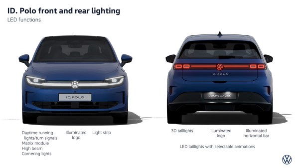 Front and rear lighting