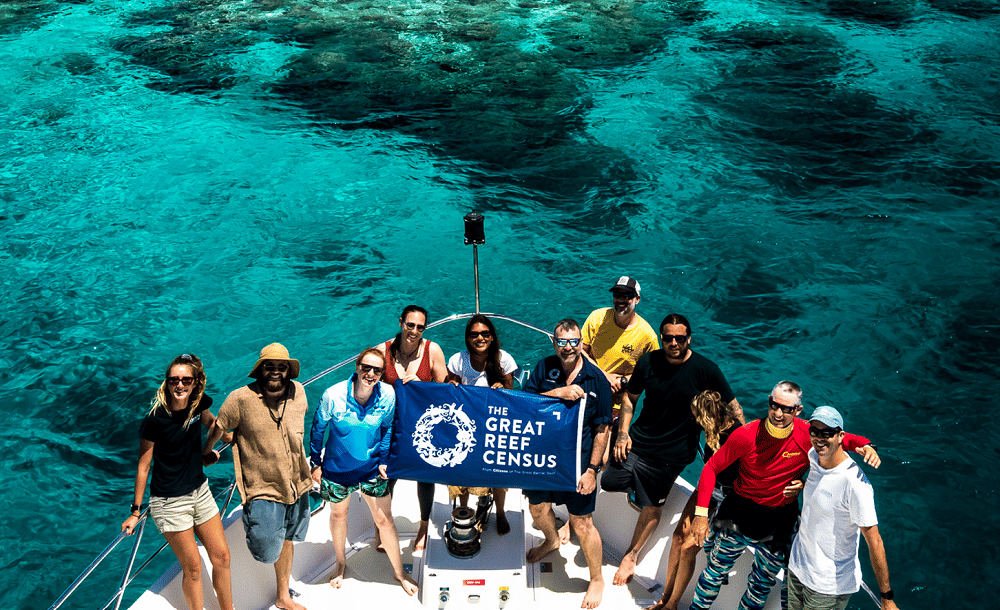ilustrasi Great Reef Census (dok. Citizens of The Great Barrier Reef ), 1. Diresmikan tahun 1975, 2. Menjadi ekosistem terumbu karang terbesar di dunia , 3. Dongkrak industri pariwisata, 4. Melindungi spesies yang terancam punah, 5. Menjadi warisan dunia UNESCO