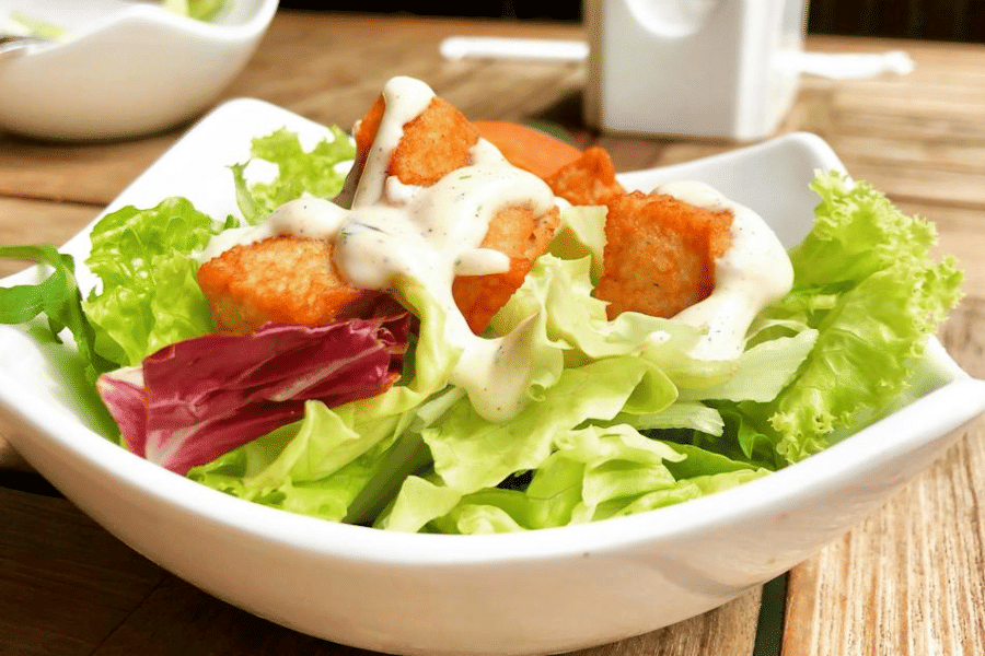 olahan selada, 1. Resep salad sayur, 2. Tumis selada saus tiram, 3. Resep omelet selada, 4. Tortila isi selada daging sapi, 5. Resep selada siram bawang putih
