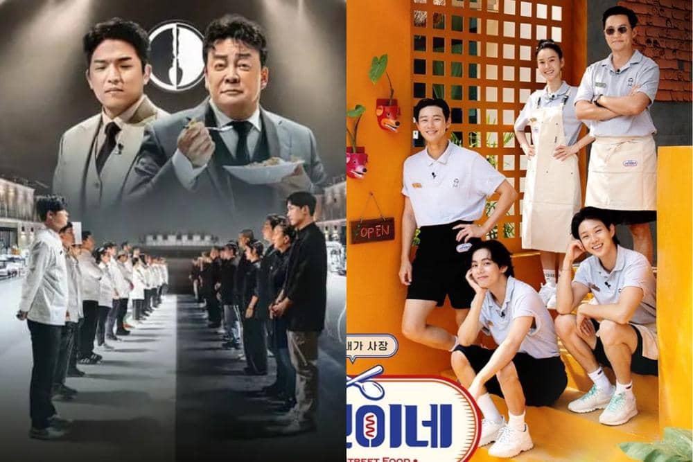 1. Delicious Rendezvous, 2. 4 Wheeled Restaurant, 3. Stars’ Top Recipe at Fun-Staurant, 4. The Backpacker Chef, 5. Street Food Fighter, 6. Youn's Kitchen, 7. Jinny’s Kitchen, 8. Please Take Care Of My Refrigerator, 9. Culinary Class Wars