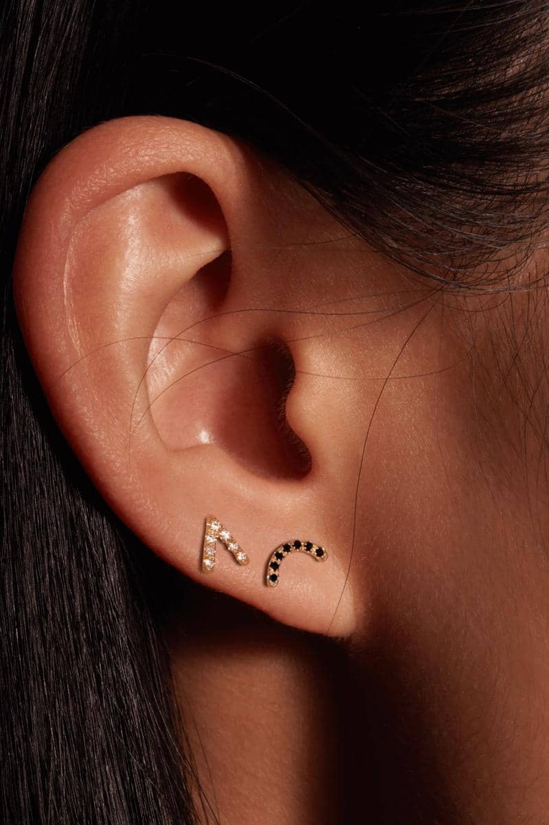 honestlywtf.com.jpg, 1. Anting panjang linear , 2. Medium hoops klasik, 3. Anting bertingkat model teardrop, 4. Anting stud bentuk unik, 5. Anting hoops kotak