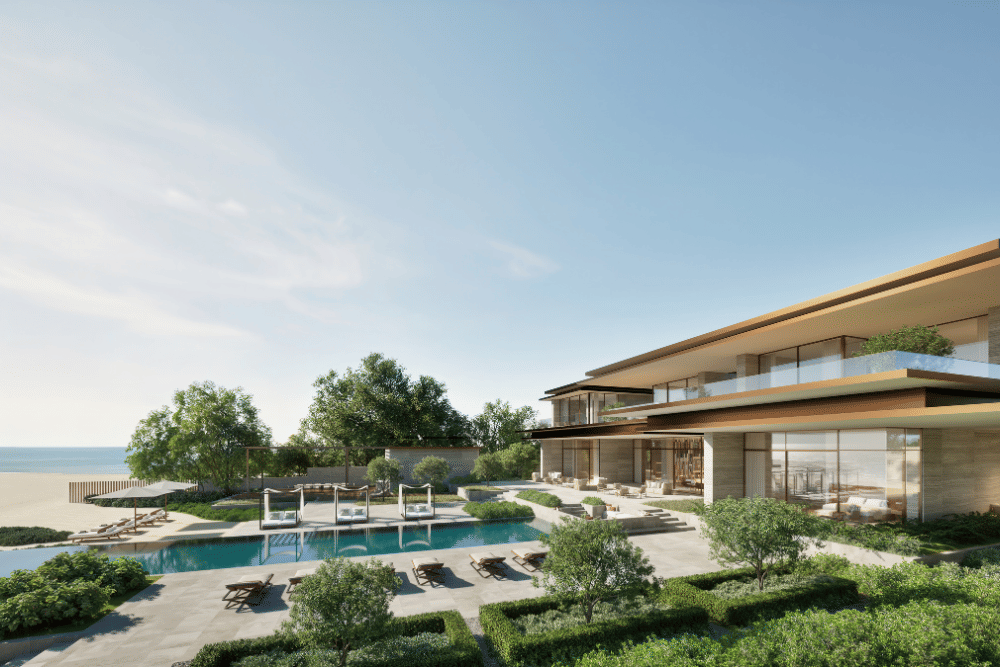 Dok. BVLGARI, Menyediakan 30 vila dan 90 mansion yang eksklusif dan berkelas, Menawarkan berbagai aktivitas olahraga dan wisata alam, Memadukan keindahan alam, seni khas Italia, dan tradisi Arab, Eagle Hills berperan penting dalam proyek Bvlgari Resort &amp; Mansions Abu Dhabi