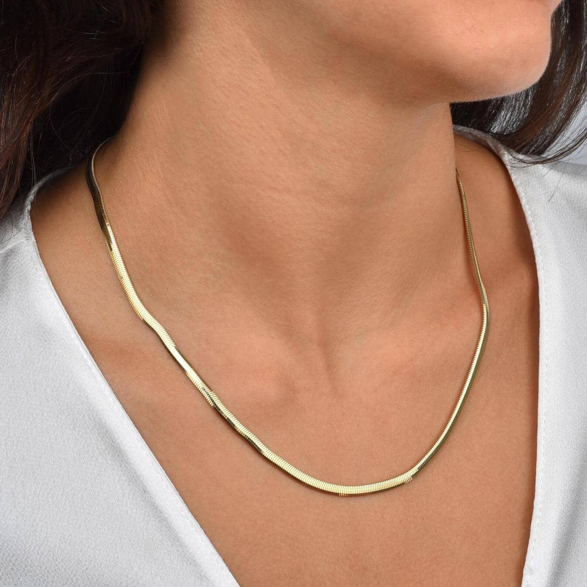 etsy.com, 1. Kalung Milano Rantai Pipih, 2. Kalung Milano Snake Chain, 3. Kalung Milano Bertumpuk, 4. Kalung Milano Minimalis, 5. Kalung Milano Liontin