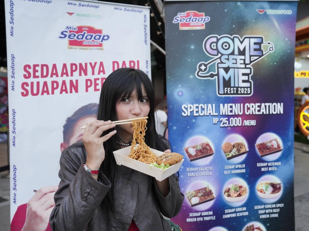 Come See Mie Fest 2025 Mie Sedaap Bandung, Konsep venue yang artsy, Banyak aktivitas seru berhadiah, Berdayakan kreator lokal, Bertabur penampilan artis yang memukau