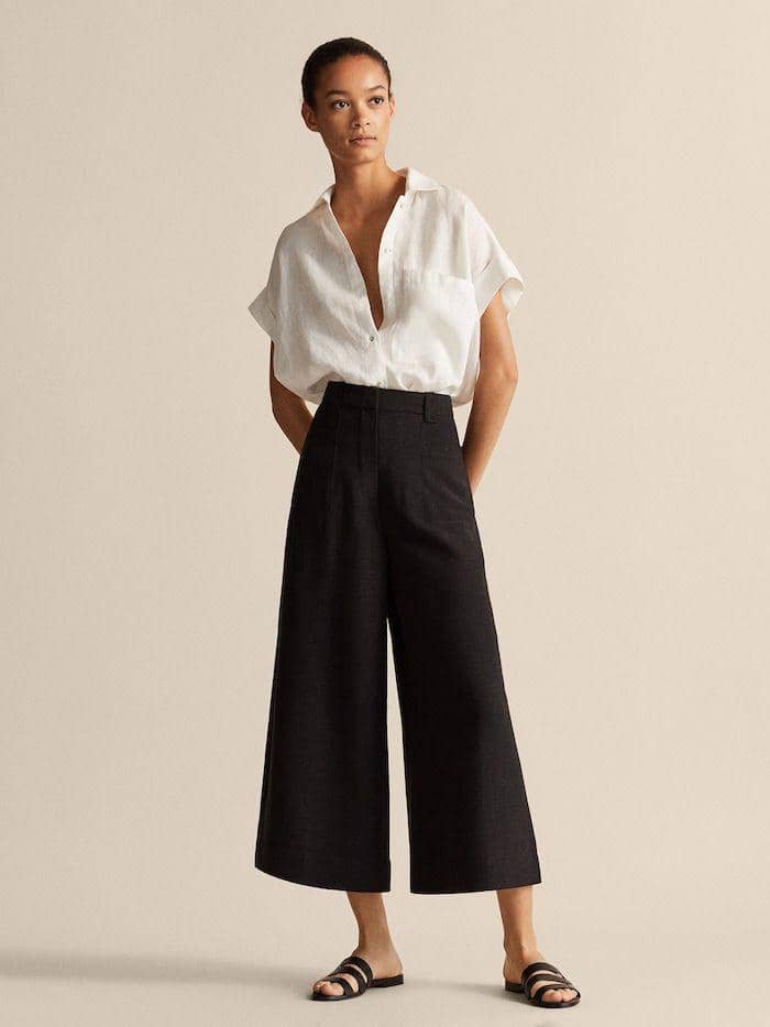 pinterest.com, 1. Pleated Wide Leg Pants, 2. Celana Straight Cut, 3. Celana Palazzo, 4. Celana Kulot, 5. Celana Cargo