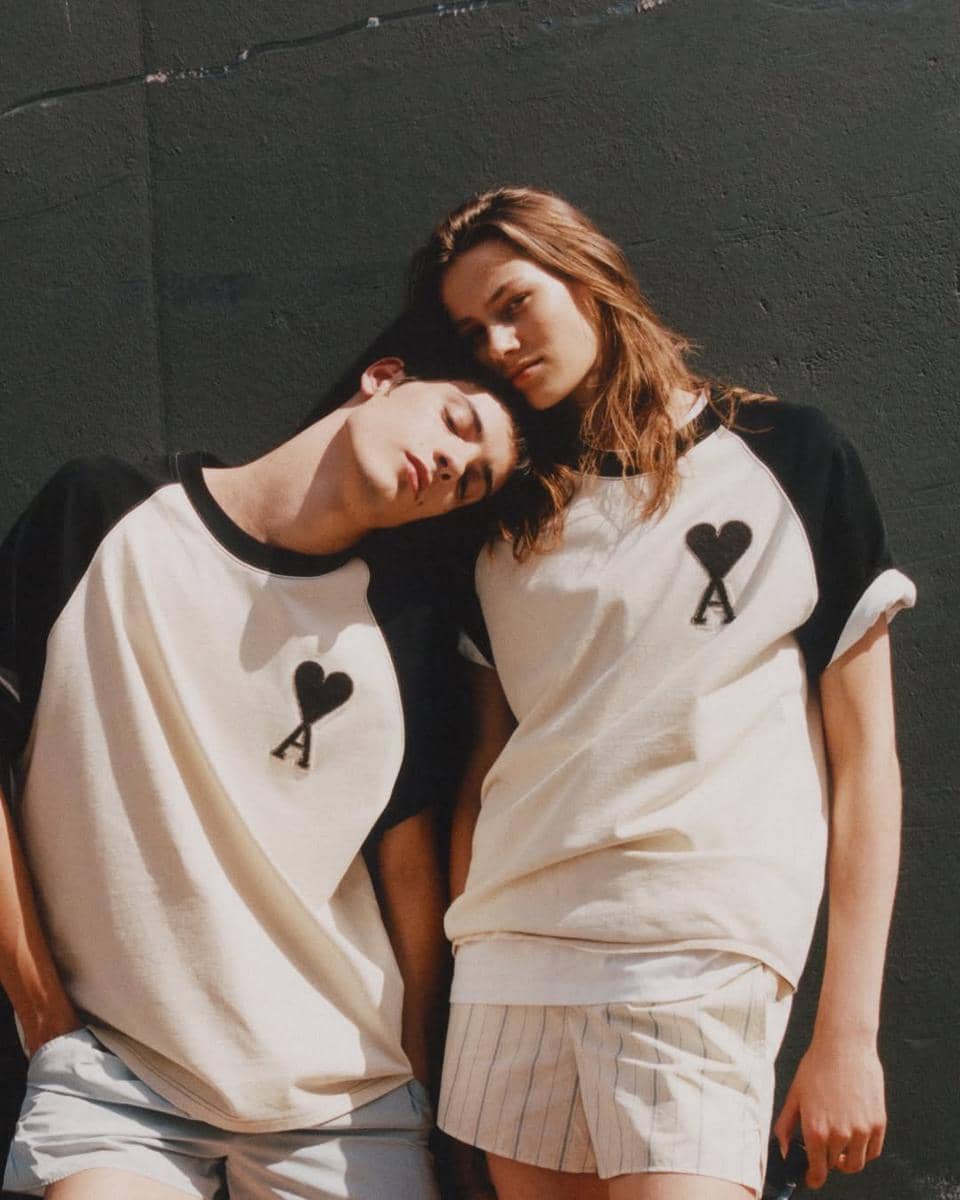 Matchy, but make it Ami. AMI de Cœur in black and white, unisex, timeless, and made to go togeth.jpg