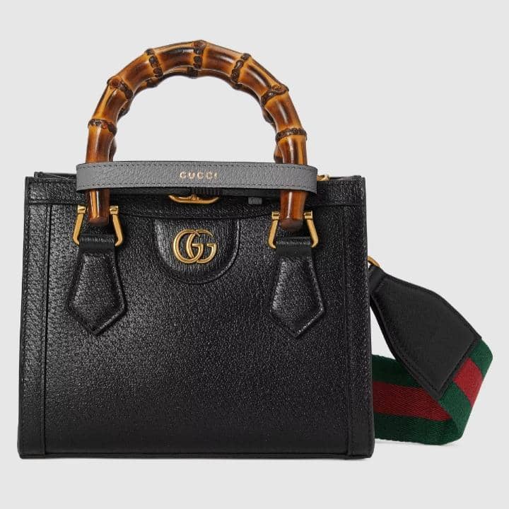 rekomendasi handbag Gucci, 1. Gucci Diana Small Tote Bag, 2. Gucci Mini GG Handbag, 3. Gucci Softbit Maxi Top Handle Bag, 4. Gucci Blondie Medium Top Handle Bag, 5. Gucci GG Marmont Top Handle Bag