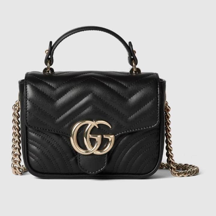 rekomendasi handbag Gucci, 1. Gucci Diana Small Tote Bag, 2. Gucci Mini GG Handbag, 3. Gucci Softbit Maxi Top Handle Bag, 4. Gucci Blondie Medium Top Handle Bag, 5. Gucci GG Marmont Top Handle Bag