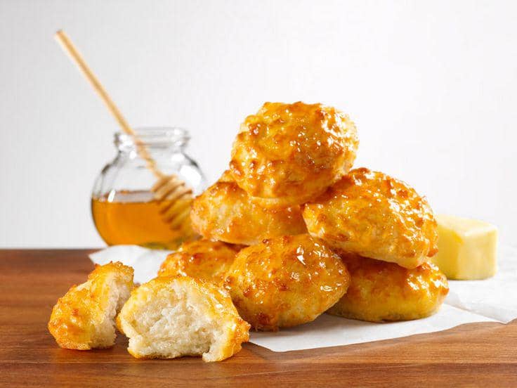 Honey Butter Biscuits, 1. Ayam Goreng Krispi, 2. Mexicana Wrap, 3. Honey Butter Biscuits , 4. Ati & Ampela Krispi, 5. Mexicana Burger
