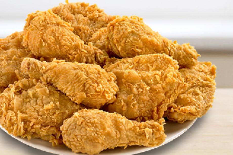 Texas Chicken 1.jpg, 1. Ayam Goreng Krispi, 2. Mexicana Wrap, 3. Honey Butter Biscuits , 4. Ati & Ampela Krispi, 5. Mexicana Burger