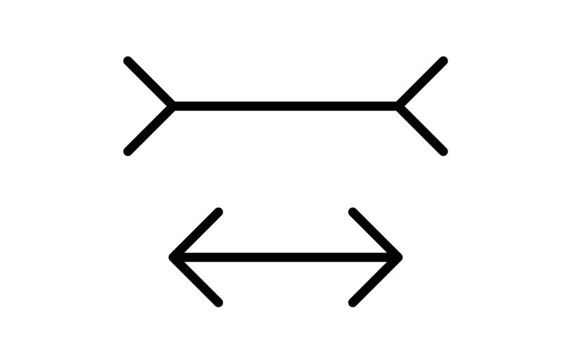 Which of these lines is the longest? Neither! They are the same length. It doesn’t stop turning!, Is the ball rolling, or is the floor moving?, These waves make me feel sick!, Do you see the pulsing black circles?, Look just outside the image., Can you focus on a gray dot?, Is this an image of vases, or two people in conversation?, Look at the image upside down—you’ll see!, Our brains just don’t like this one., Is this black shape growing larger?, Is this image 2 D or 3 D?, These lines never meet!, These stairs—how do they work?, Do you feel like you’re being watched?, Who is on the bottom? Who is on the top?, You think this is a normal fork? Look again!, Which of these orange circles is the largest? Neither one!, Yes—these circles are perfectly round!, Be careful not to fall in! Oh—this is a painting?