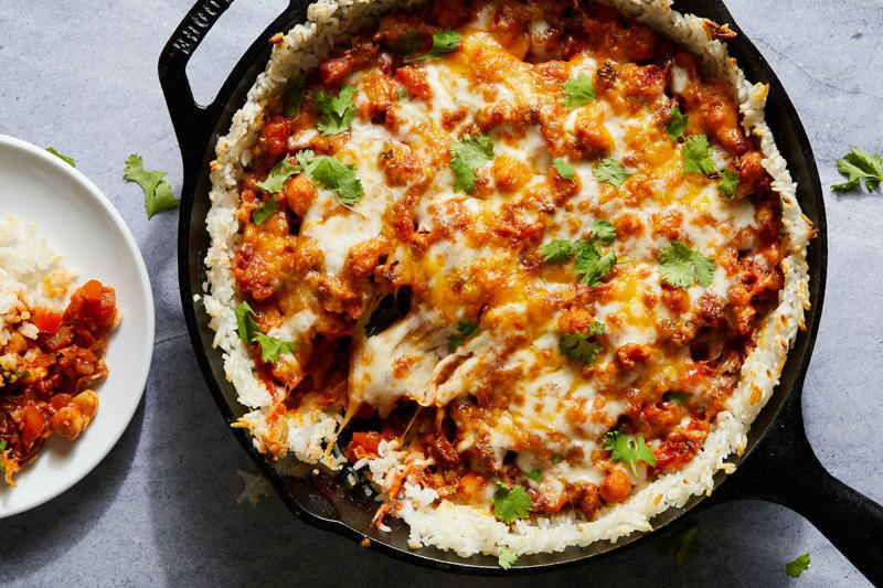 Brown Sugar Salmon, One-Pot Baked Risotto With Blistered Tomatoes & Burrata, Sheet-Pan Roasted Red Onion Chicken, Lunch Lady Sheet-Pan Pizza, Stuffed Peppers, Harvest Caesar Salad, Chicken Quesadillas, Dirty Martini Steak Frites, Creamy Butternut Squash Orzo, Smash Burger Tacos, Steak With Bourbon Garlic Cream Sauce, Black Bean Sweet Potato Taco Skillet, Veggie Burgers, Pad See Ew, Chicken Fajita Casserole, Cauliflower Tacos, Sesame Tofu & Broccoli, BBQ Sheet-Pan Chicken, Cobb Salad, Bánh Mì Turkey Burgers, Sheet-Pan Roasted Halloumi & Broccolini, Creamy Peanut-Lime Chicken With Noodles, Mediterranean Pizza, Burger Bowls, Summer Roll Bowl, Marry Me Chicken, BBQ Chicken Skillet Pizza, Creamy Sun-Dried Tomato Salmon & Orzo, Chicken Tacos, Surf 'n' Turf Foil Packs, Mediterranean Stuffed Meatballs, Lobster Ravioli, Sheet-Pan Tikka Masala, Ground Beef Stir-Fry Teriyaki Bowls, Baked Salmon, Creamy Feta & Tomato Chicken, Vegetable Curry, Detroit-Style Pizza, Tequila-Lime Chicken Thighs, Coconut Chickpea & Sweet Potato Curry, Carnitas, Taco Gnocchi Bake, Sushi Bake, Sushi Bowls, Steak & Potato Skillet, Perfect Chicken Alfredo, Coconut Braised Cabbage, Miso Salmon & Farro Bowl, Chicken Broccoli Alfredo Pizza, Enchilada Stuffed Shells, Cabbage Parmesan, Sheet-Pan Garlicky Shrimp & Veggies, Thai-Inspired Basil Beef Bowls, Peruvian-Style Chicken With Green Sauce, Buffalo Chicken Parm, One-Pan Tuna Pasta, Za'atar Sheet Pan Chicken, Pizza Orzo, Baked Feta Pasta, Pad Thai, Creamy Tomato Vegan Pasta, Cacio E Pepe, Thai-Style Red Curry Meatballs, Air Fryer Beef & Broccoli, Brie Spaghetti, Green Chile Chicken Skillet Enchiladas, Feta & Herb-Crusted Salmon, Orange Chicken, Sheet-Pan Harissa Chicken & Sweet Potatoes, Linguine With Clams, Dragon Roll, Butter Chicken, Cheesy Chorizo, Chickpea & Crispy Rice Skillet, Roasted Red Pepper Shrimp Linguine, One-Pan Greek Chicken Drumsticks, Garlic-Parm Gnocchi, Extra Lemony Seitan Piccata, Salmon & Potato Skillet, Caprese Chicken & Polenta Bake, Coconut Curry Salmon